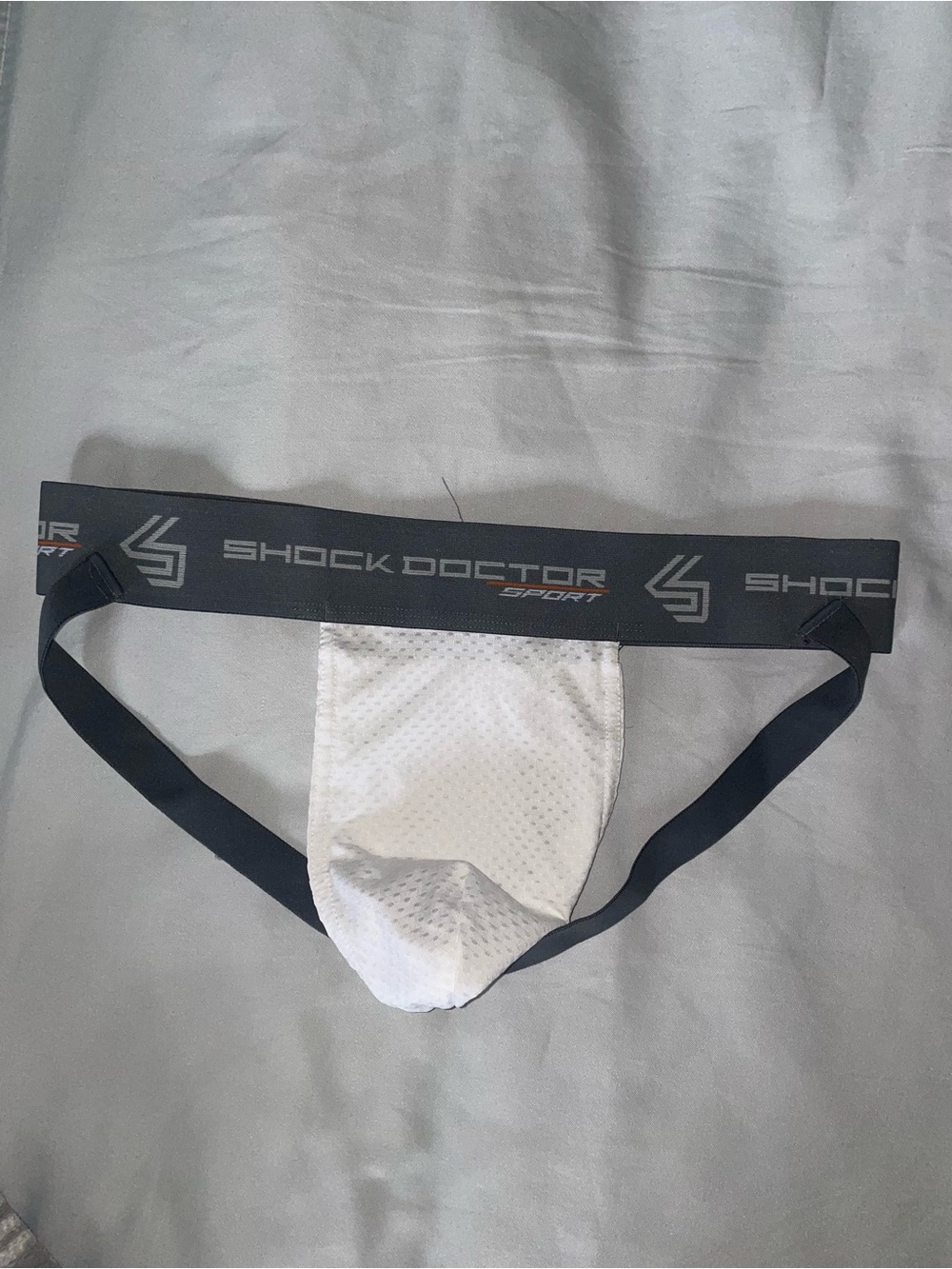 Men’s White Athletic Jockstrap